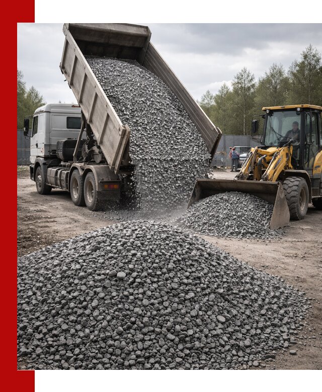 Доставка и продажа щебня гранитного в Пензе