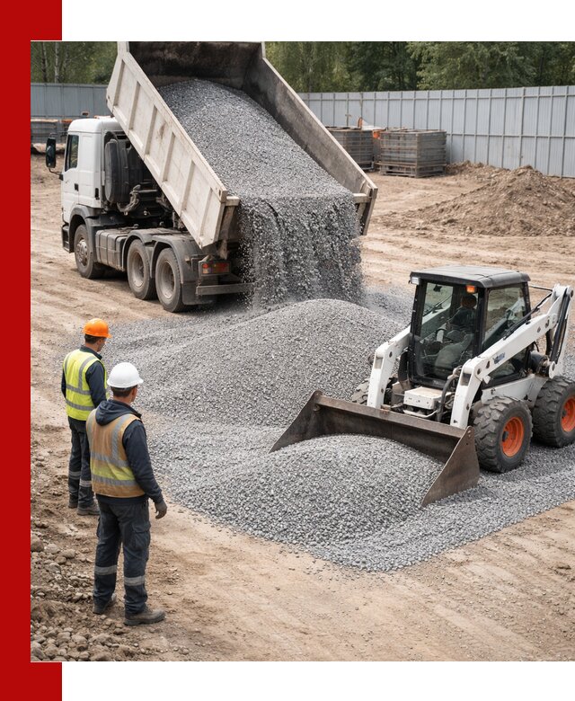 Доставка и продажа гранитного щебня фракции 0-5 в Пензе