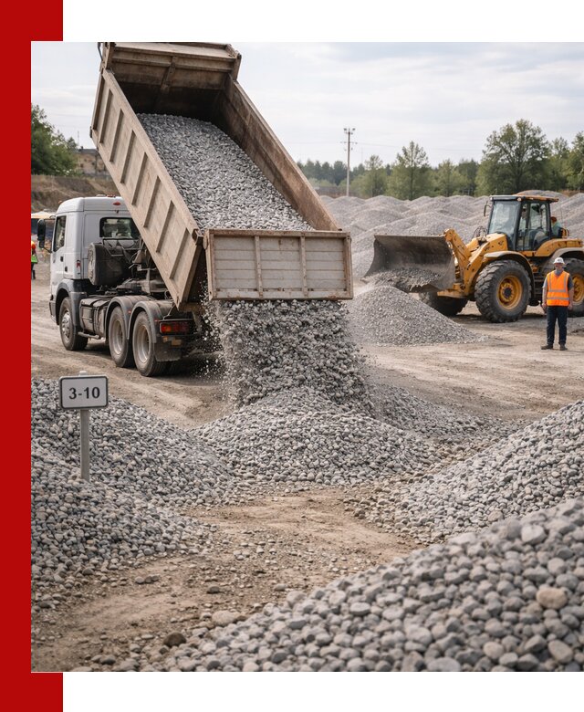 Гранитный щебень фракции 3–10: доставка и продажа в Пензе
