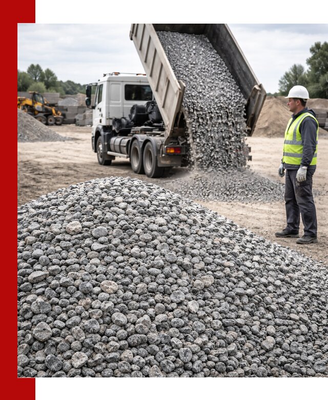 Доставка и продажа гранитного щебня фракции 5-20 в Пензе