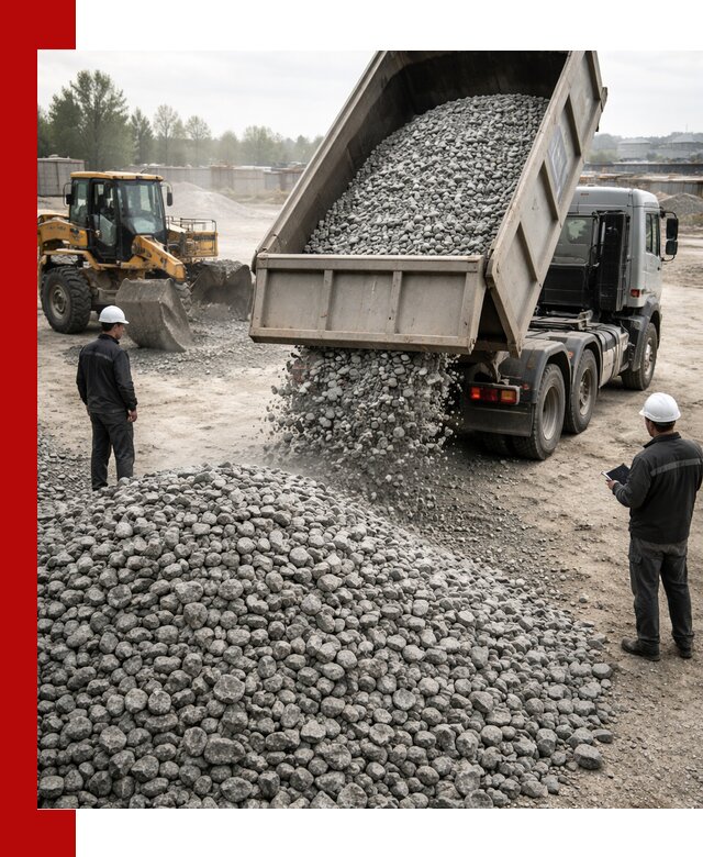 Доставка гранитного щебня фракции 20-40 в Пензе
