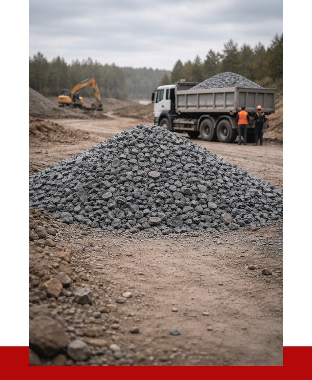 Щебень габбро диабаз фракция 40-70 в Пензе от 2258 р-ПРОНЕРУДПнз