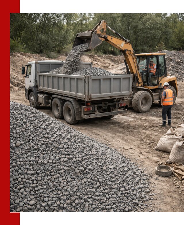 Доставка гравийного щебня в Пензе оптом и в розницу