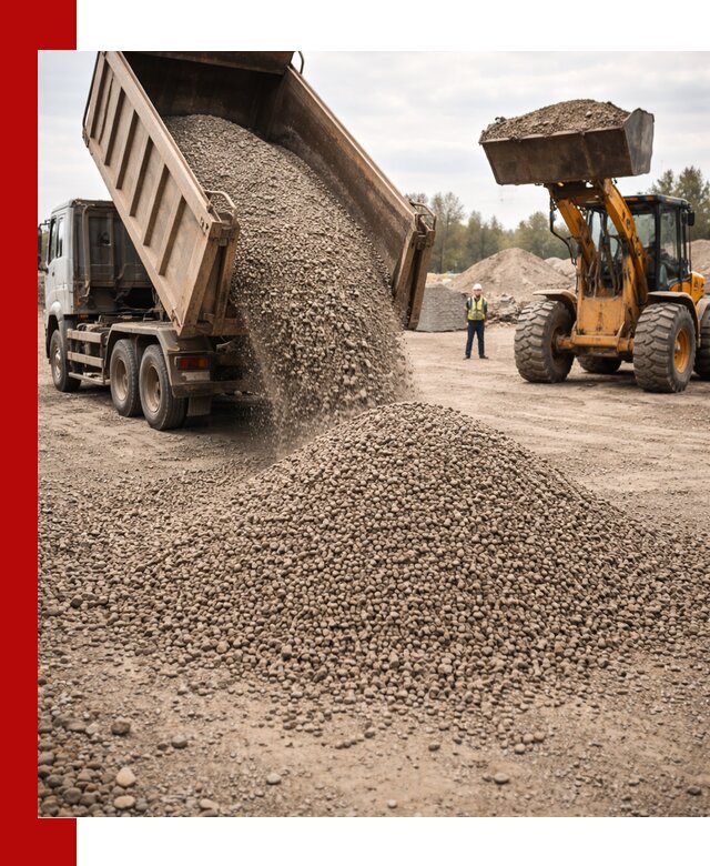 Гравийный щебень фракция 3–10 с доставкой в Пензе