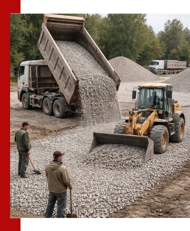 Купить гравийный щебень фракция 20-40 в Пензе с доставкой