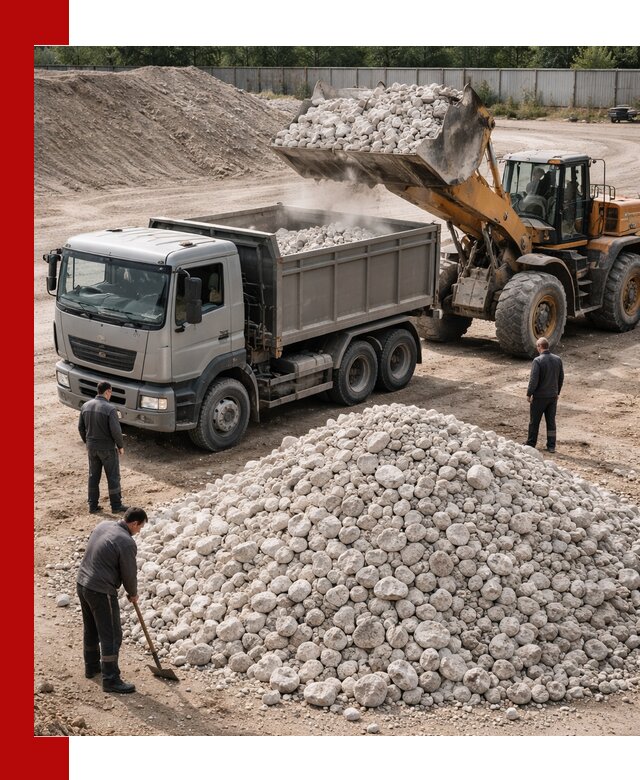 Известняковый щебень фракция 70–150 с доставкой в Пензе