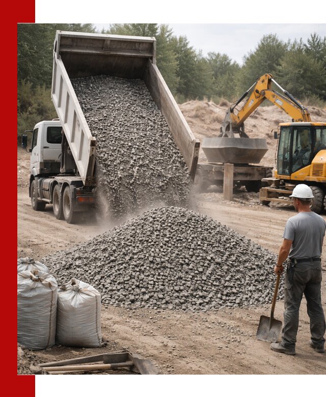 Доставка и продажа бетонного щебня в Пензе