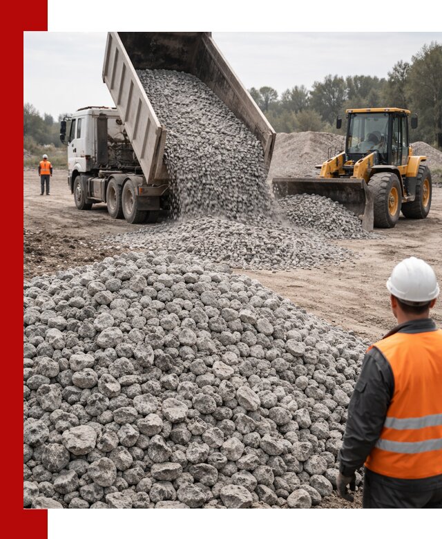 Доставка бетонного щебня фракции 20-40 в Пензе