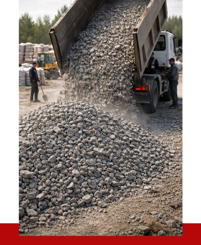 Бетонный щебень фракция 40-70 в Пензе от 1848 р. ПРОНЕРУДПнз