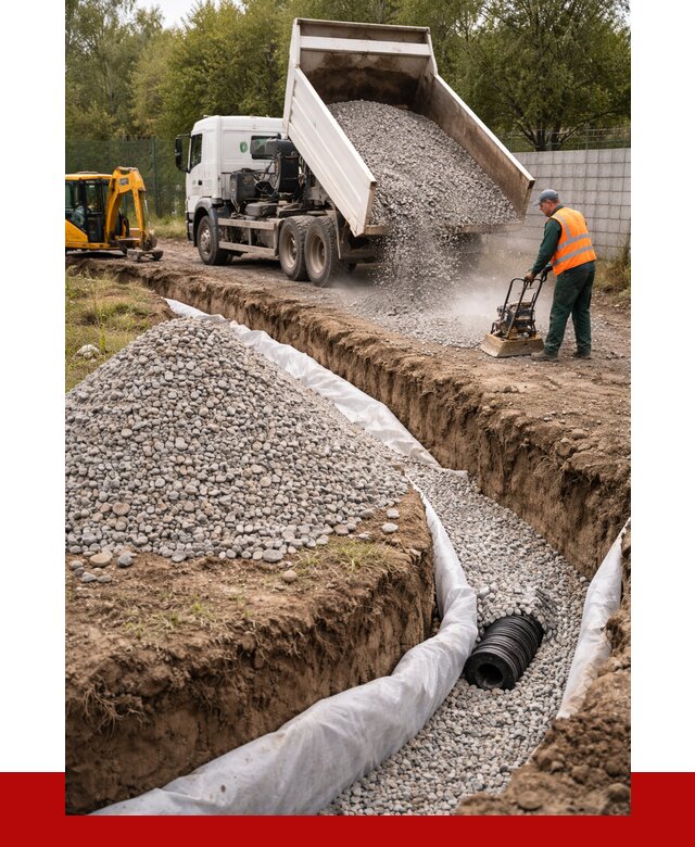 Щебень для дренажа в Пензе от 1899 р., ПРОНЕРУДПнз доставка