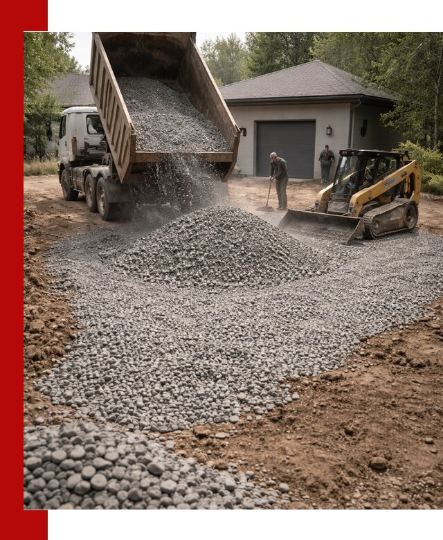 Щебень для парковки в Пензе: доставка и укладка качественного материала