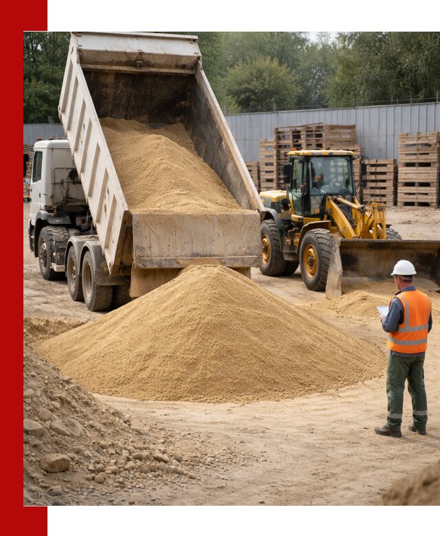 Доставка карьерного мелкозернистого песка в Пензе