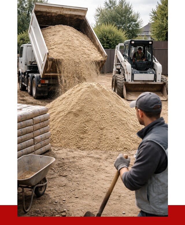 Мытый речной песок с доставкой в Пензе от 1488 р. | ПРОНЕРУДПнз