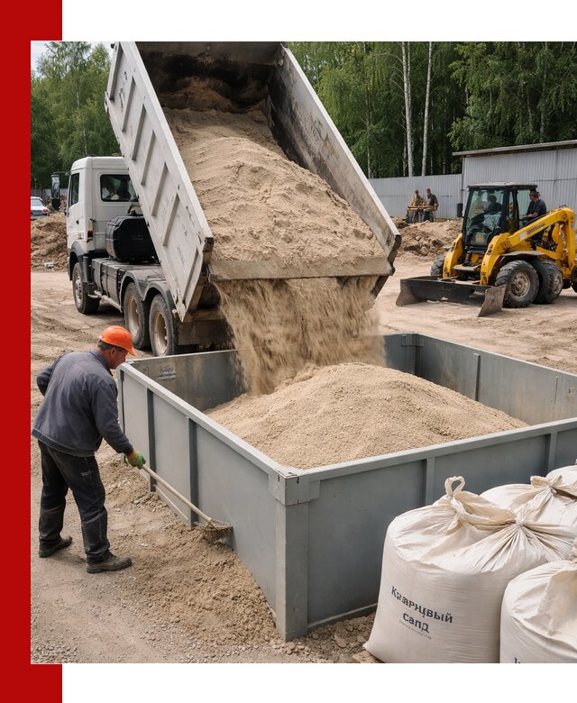 Кварцевый песок для фильтра в Пензе — доставка и качество