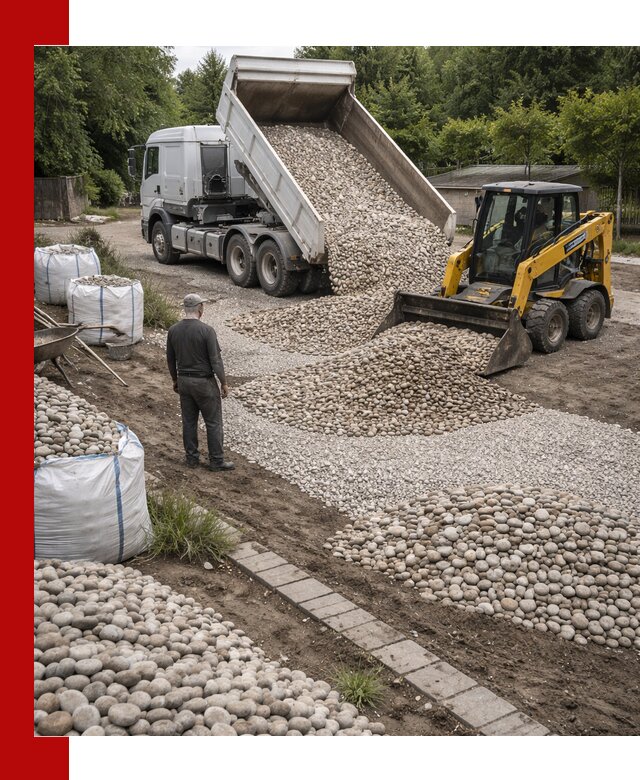 Доставка морской гальки оптом и в розницу в Пензе