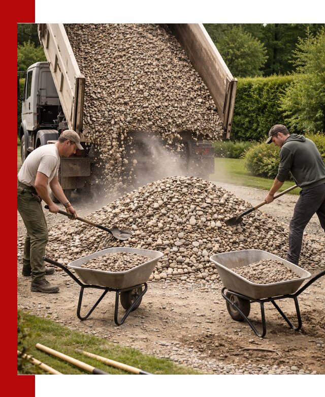 Доставка и продажа декоративной гальки в Пензе