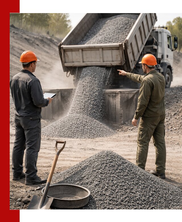 Гранитная крошка фракция 2-5 доставка в Пензе
