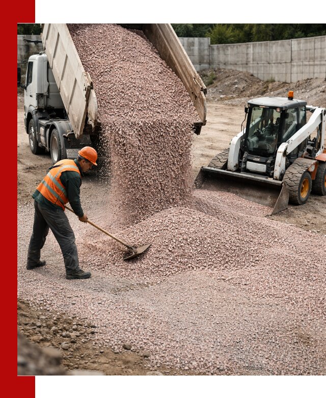 Крошка розовый гранит с доставкой в Пензе от производителя