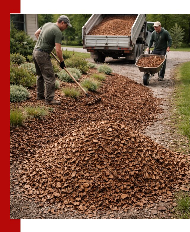 Крошка для мульчирования с доставкой в Пензе