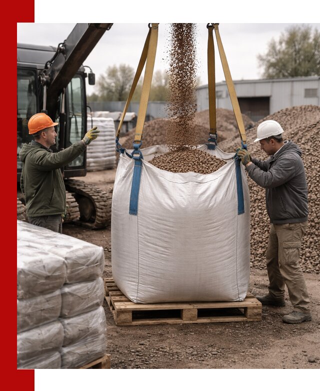 Керамзит в биг-бегах с доставкой в Пензе
