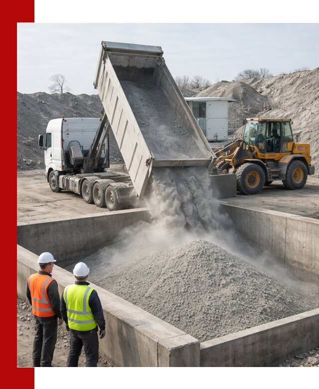 Доставка цемента навалом в Пензе крупными партиями