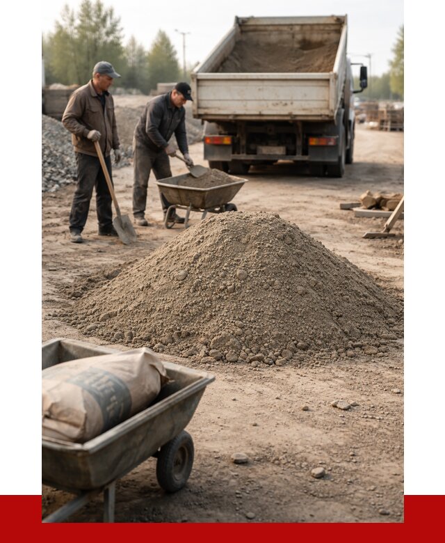 Цементно-песчаная смесь М150 в Пензе от 4825 р. | ПРОНЕРУДПнз