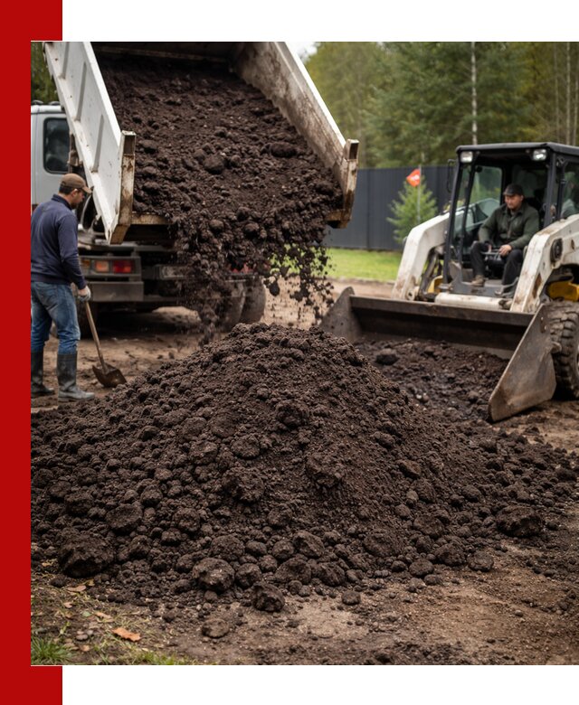 Плодородный грунт с доставкой в Пензе для садов и огородов