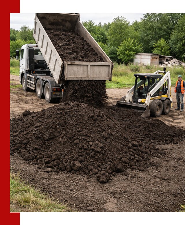 Поставка плодородной земли с доставкой самосвалом в Пензе