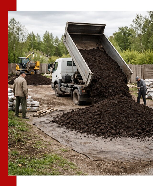 Доставка качественного почвогрунта в Пензе оптом и в розницу
