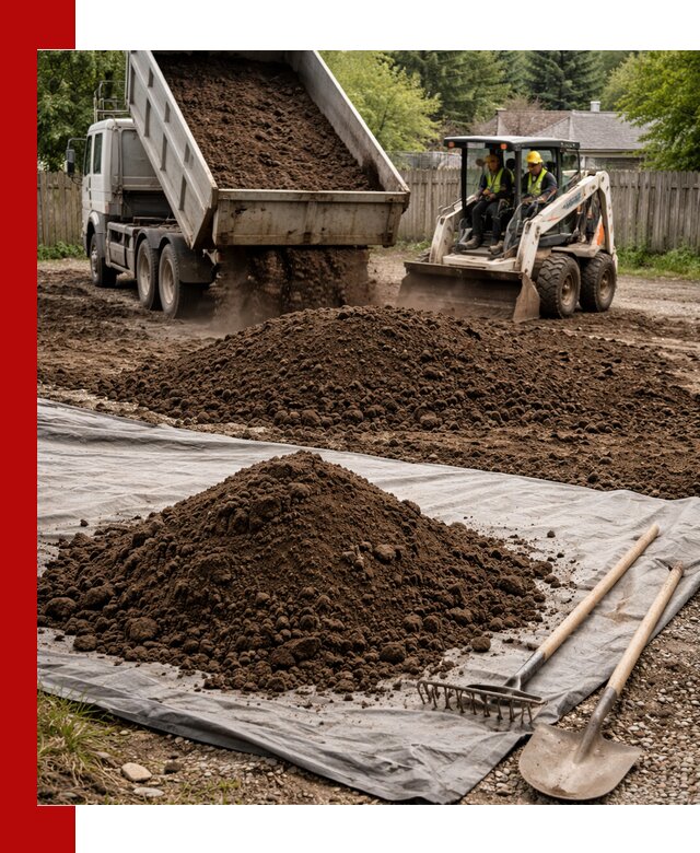 Грунт для отсыпки участка с доставкой в Пензе