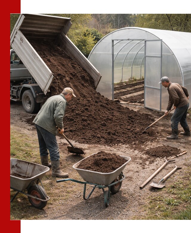 Грунт для теплицы с доставкой в Пензе — плодородный субстрат под растения