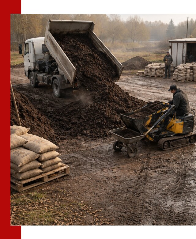 Кислый торф в доставке по выгодным ценам в Пензе