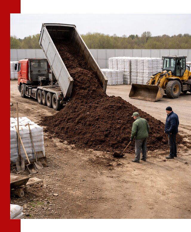 Доставка торфяных смесей оптом и в розницу в Пензе