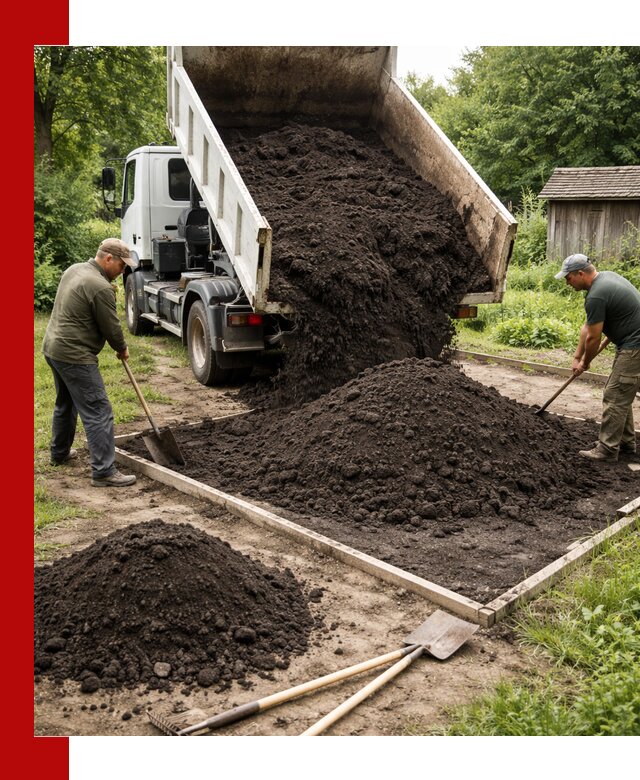 Купить чистый чернозем для огорода с доставкой в Пензе