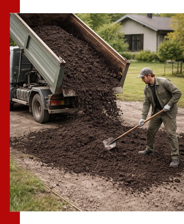Чернозем для газона с доставкой в Пензе быстро и качественно