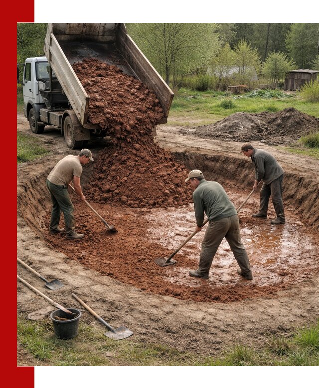 Купить качественную глину для пруда в Пензе