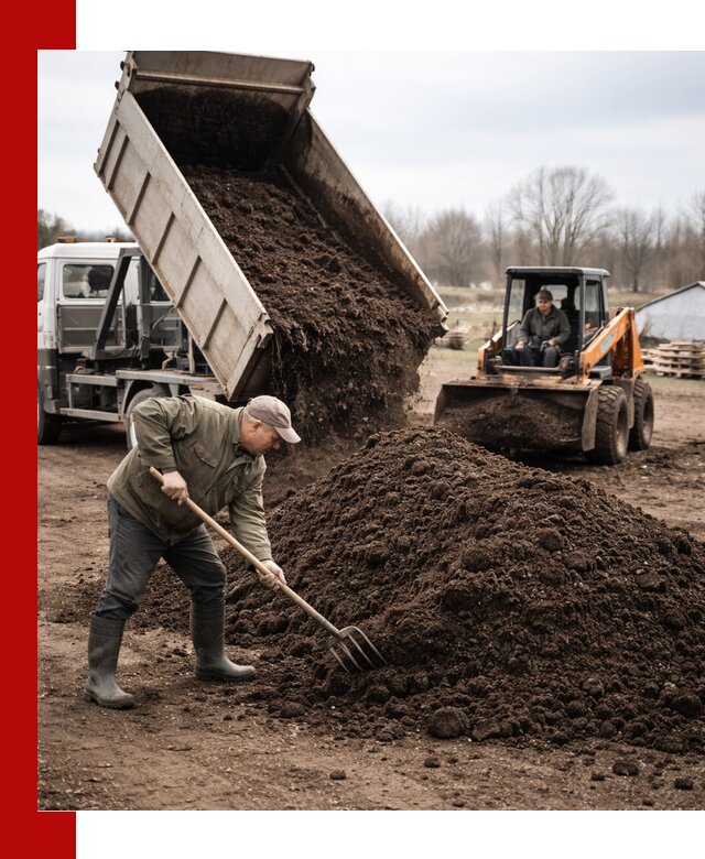 Доставка и продажа перегноя в Пензе быстро и дешево