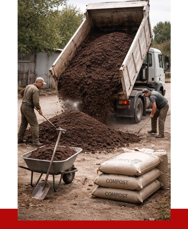 Купить компост в Пензе от 4311 р. за куб с доставкой | ПРОНЕРУДПнз
