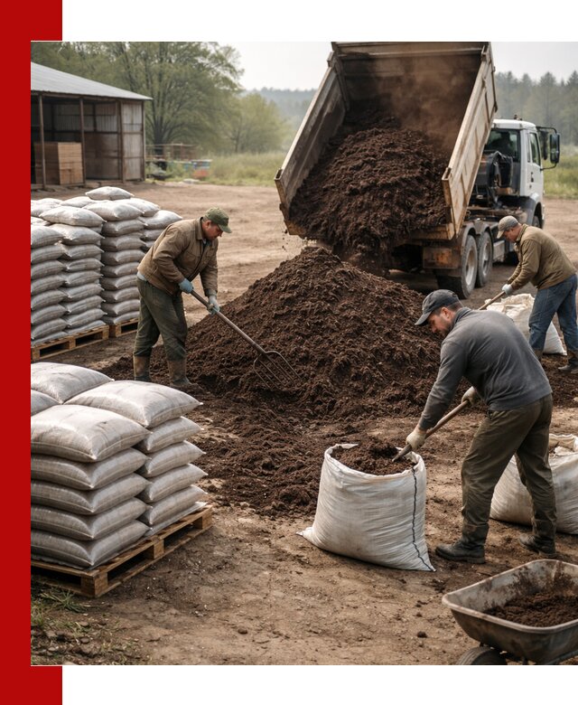 Доставка компоста оптом и в розницу в Пензе