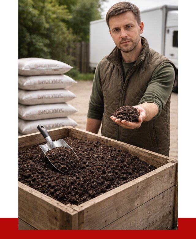 Купить биогумус в Пензе с доставкой от 8725 р. за куб | ПРОНЕРУДПнз