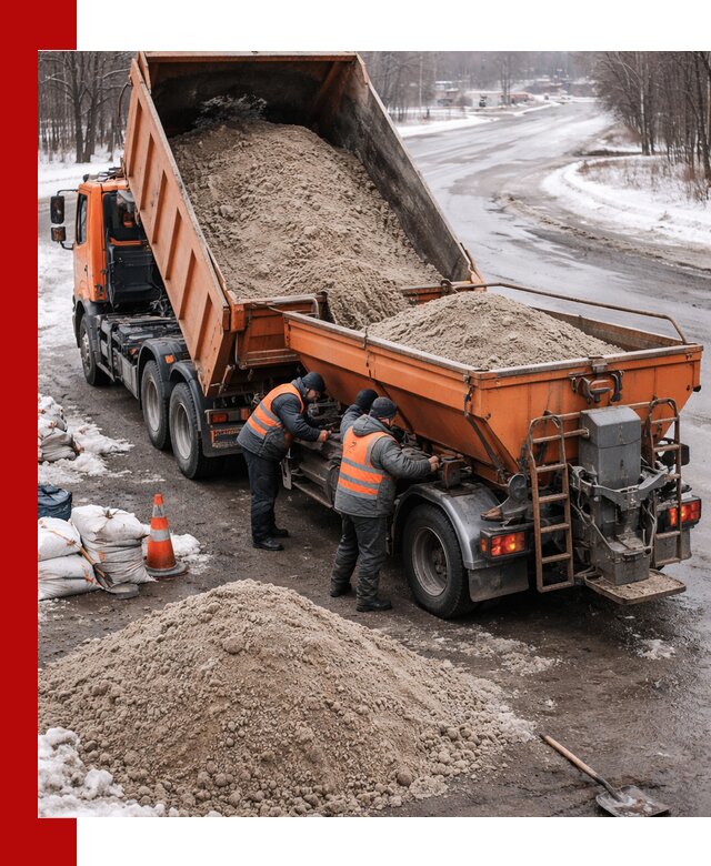 Поставка и вывоз пескосоля в Пензе оптом и в розницу