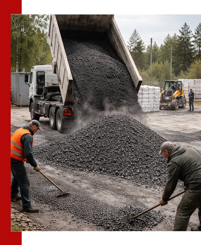 Доставка и продажа асфальтного гранулята в Пензе