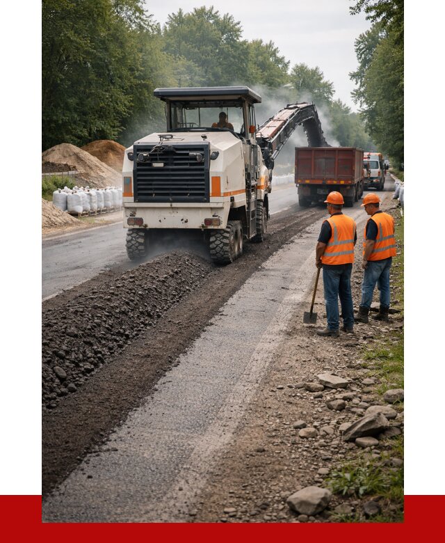 Фрезерованный асфальт в Пензе от 2258 р./куб. | ПРОНЕРУДПнз