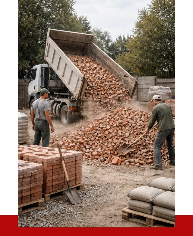 Бой кирпича в Пензе с доставкой от 4311 руб/куб | ПРОНЕРУДПнз