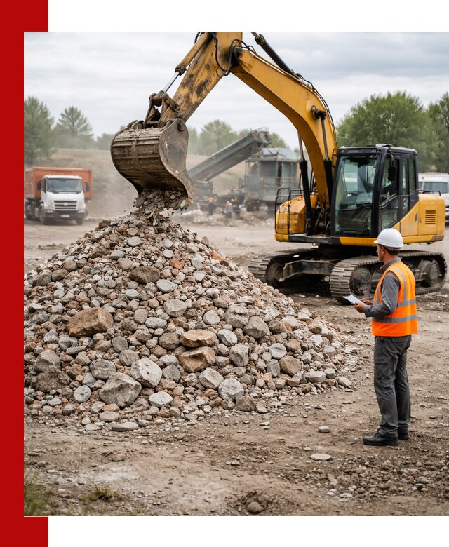 Доставка и вывоз строительного боя в Пензе