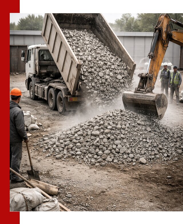 Доставка дробленого бетона в Пензе оптом и в розницу