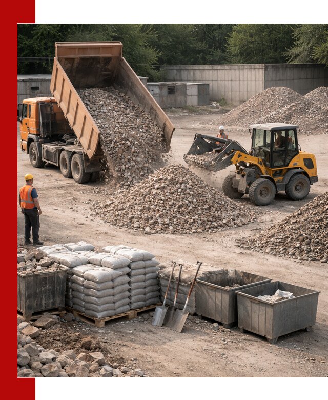 Вторичные материалы для отсыпки в Пензе — поставка и доставка