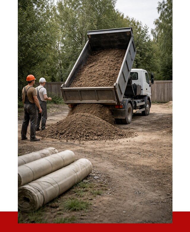 Доставка сыпучих материалов самосвалом в [cvi] от 4311 р. | ПРОНЕРУДПнз