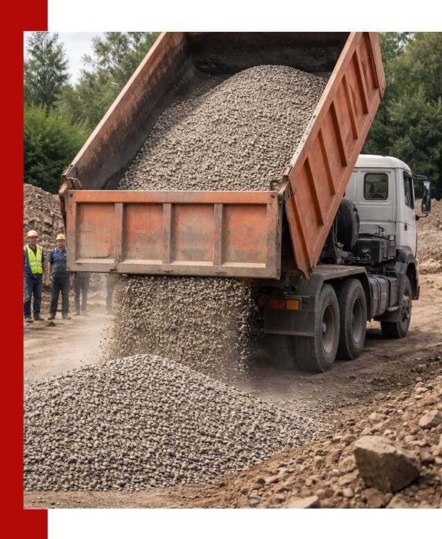 Доставка сыпучих материалов самосвалом в Пензе быстро и надежно