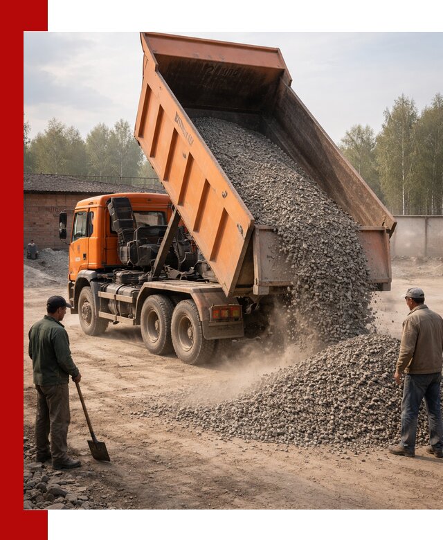 Доставка самосвалом 20 м3 в Пензе быстро и надежно